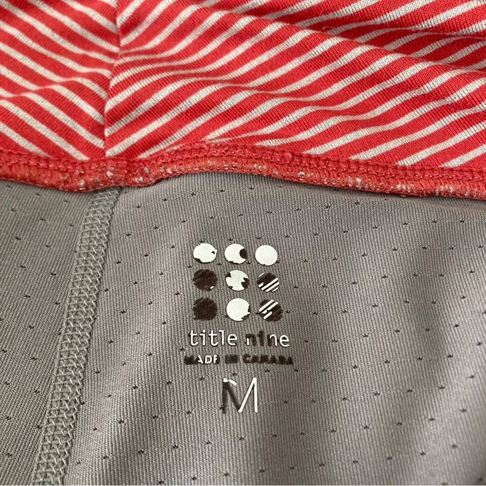 Title Nine striped Dream Skort - Picture 3 of 11